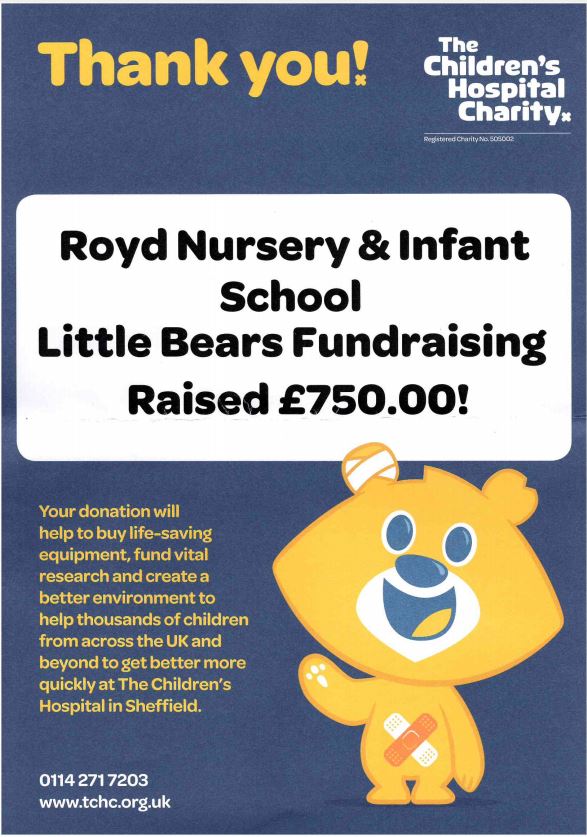 Little Bears Fundraising Sept 2021
